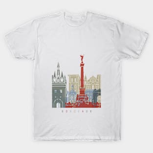 Bordeaux skyline poster T-Shirt